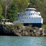 This Ohio Cliff House Was Built From A Legendary Great Lakes Freighter And Still Watches The Water
