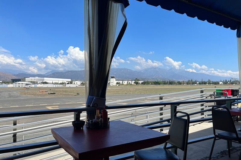At This California Airport Diner You Can Watch Small Planes Land From A Patio Right By The Runway