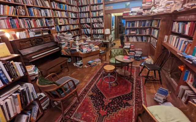 This Whimsical Oregon Bookshop Lets You Sip A Latte Among Creaky Floors And Piles Of Vintage Books