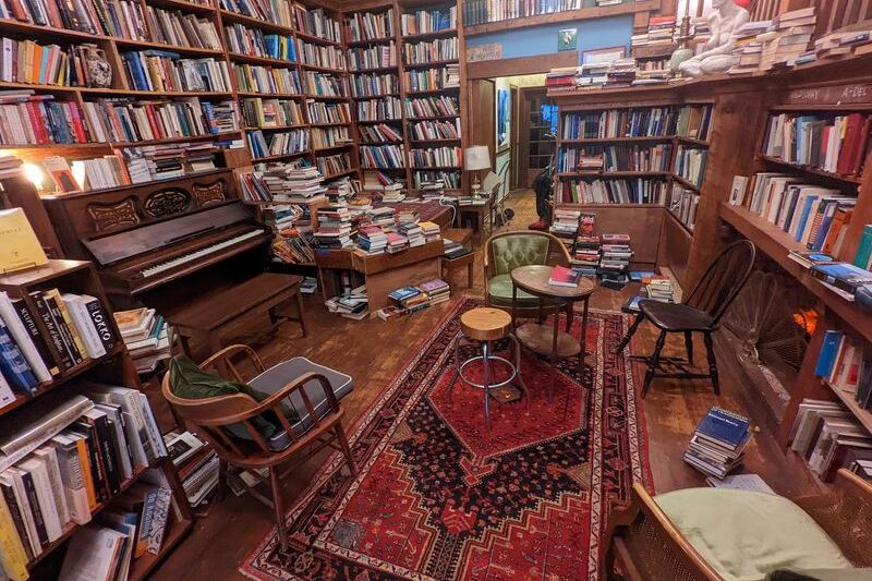 This Whimsical Oregon Bookshop Lets You Sip A Latte Among Creaky Floors And Piles Of Vintage Books