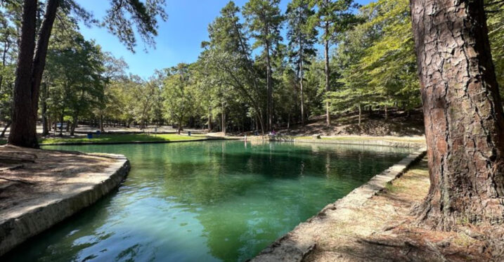 This Hidden East Texas Swimming Hole Stays Refreshingly Cold All Summer