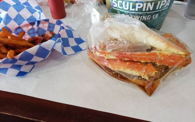 This Texas Seafood Spot Smothers Its Cajun Boils, Gumbo, and Boudin Balls in a Signature Trinity Sauce