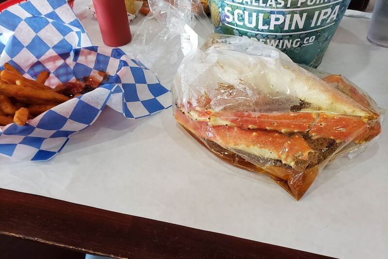 This Texas Seafood Spot Smothers Its Cajun Boils, Gumbo, and Boudin Balls in a Signature Trinity Sauce