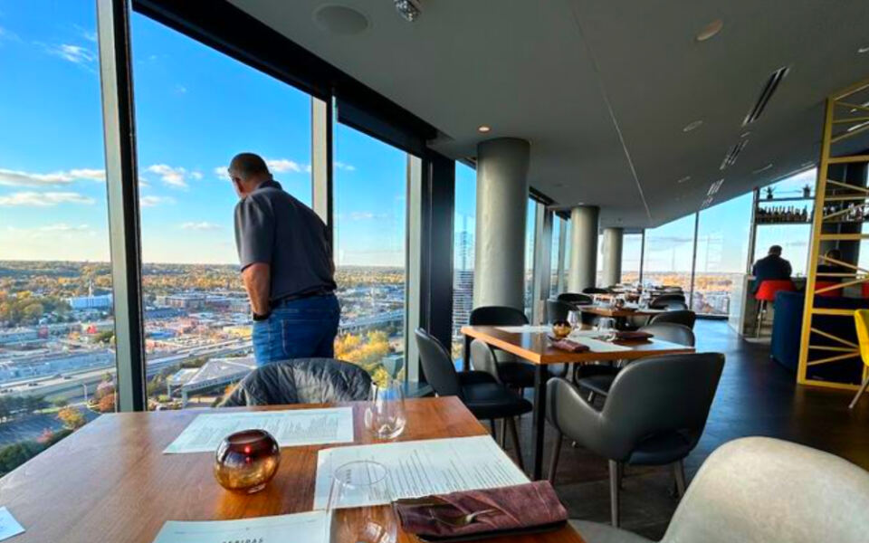 Perched High Above the City, This Spanish-Inspired Restaurant Offers Tapas With a View