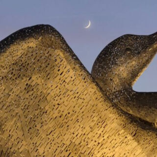 A 33-Foot-Tall Loon Now Towers Over The Mississippi River In Minnesota