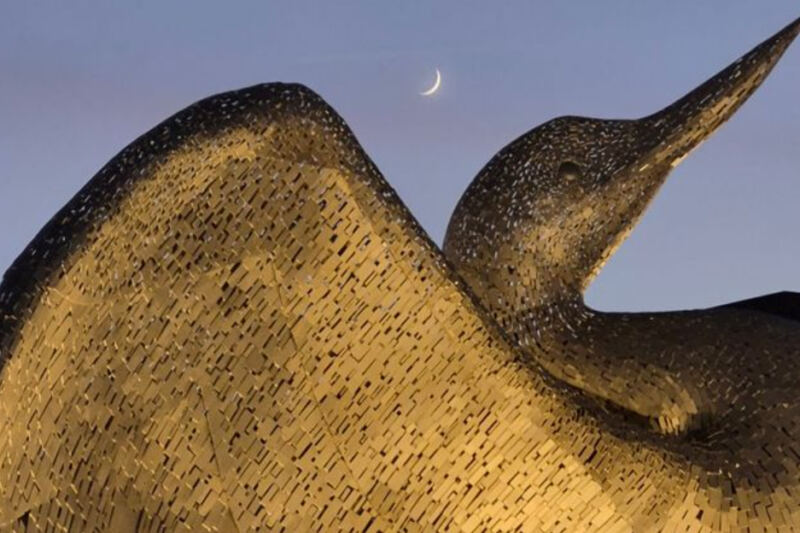 A 33-Foot-Tall Loon Now Towers Over The Mississippi River In Minnesota