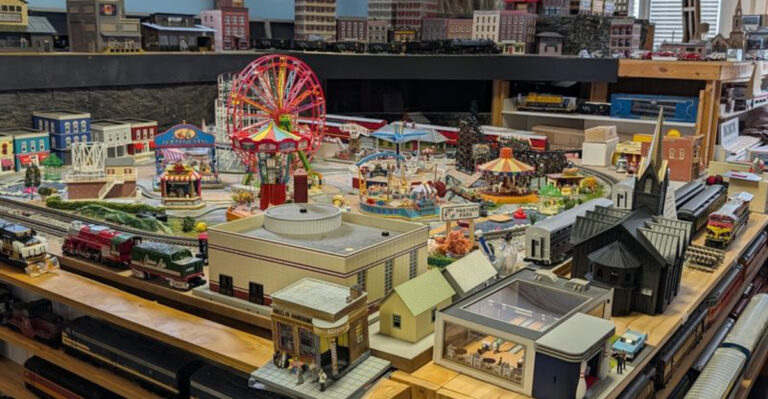This Old Flour Mill in Indiana Now Holds an Incredible Model Train Collection