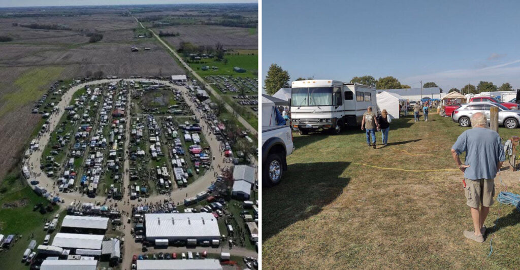 This 20-Acre Iowa Flea Market Is A Treasure Hunter’s Dream With 400+ Vendors