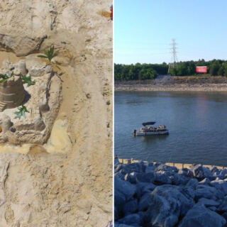 This Tennessee Lake Beach Has Soft Sand and a Boat Launch Right on the Water