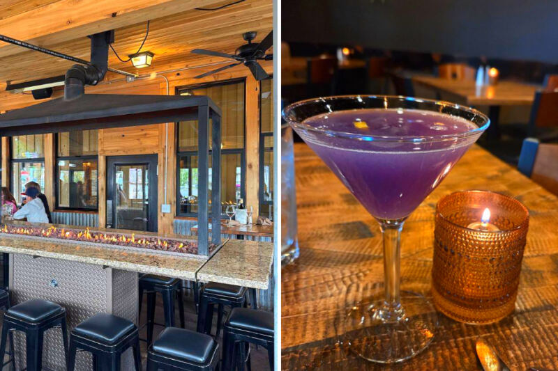 This Post Falls Bistro Has a Fireplace Patio, Twice-Daily Happy Hour, and Creative Cocktails