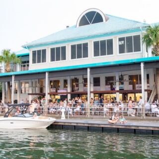 This North Carolina Marina Grill Serves Up Fresh Seafood, Live Music, and a Patio Right on the Water