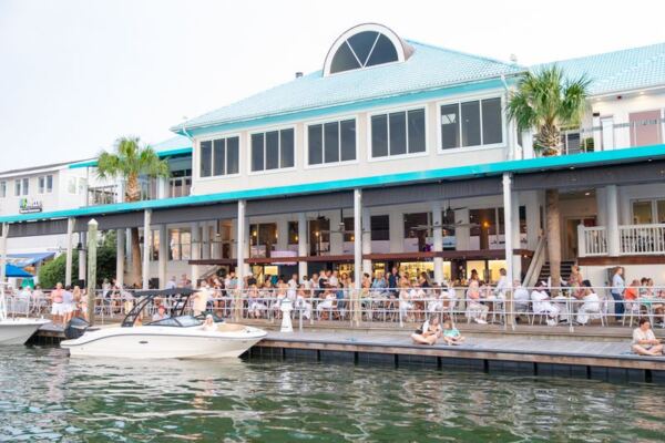 This North Carolina Marina Grill Serves Up Fresh Seafood, Live Music, and a Patio Right on the Water
