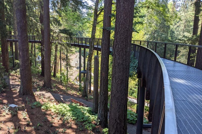 This Oregon Botanical Garden Is A 17-Acre Urban Oasis With A Canopy Walk Hardly Any Locals Know About