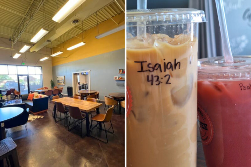 This Twin Falls Coffee Shop Pairs Signature Drinks and Hearty Breakfasts With Bible Verses on Its Cups
