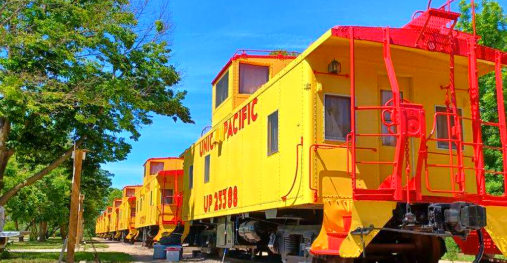 One of Nebraska’s Most Unique Parks Has Seven Lakes and Caboose Cabins You Can Sleep In