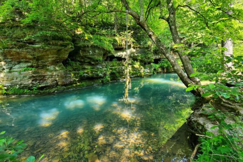 This Illinois Swimming Hole Feels Like a Secret Oasis on a Hot Summer Day