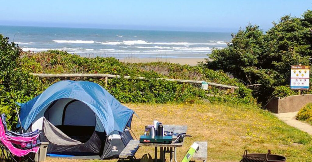 This Oregon Campground Lets You Wake Up Just Steps From the Water