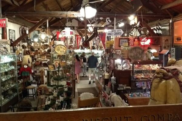 This New Jersey Antique Center Turns 50 Shops Into A Three-Story Treasure Hunt