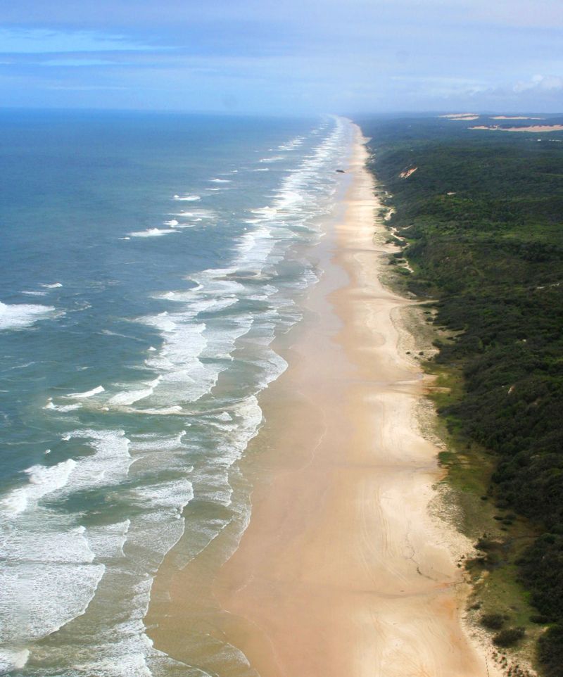 75 Mile Beach, K'gari, Queensland, Australia 75 Mile Beach, K'gari, Queensland, Australia