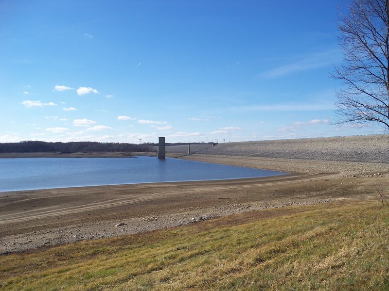 A Big Lake Off a Quiet Dam Road A Big Lake Off a Quiet Dam Road