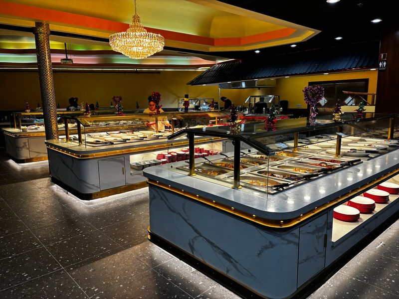 A Buffet Beside the Grocery Store