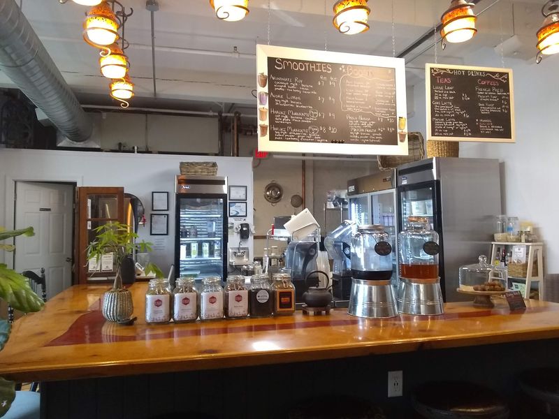 A Cafe Waiting In The Back