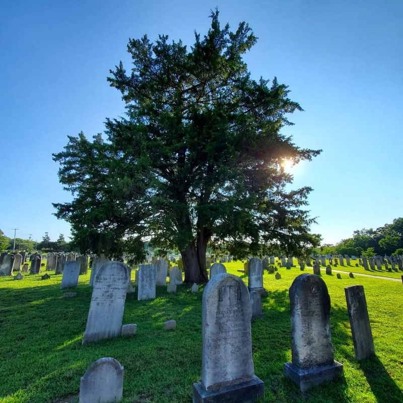 A Churchyard With Pre-American Dates A Churchyard With Pre-American Dates