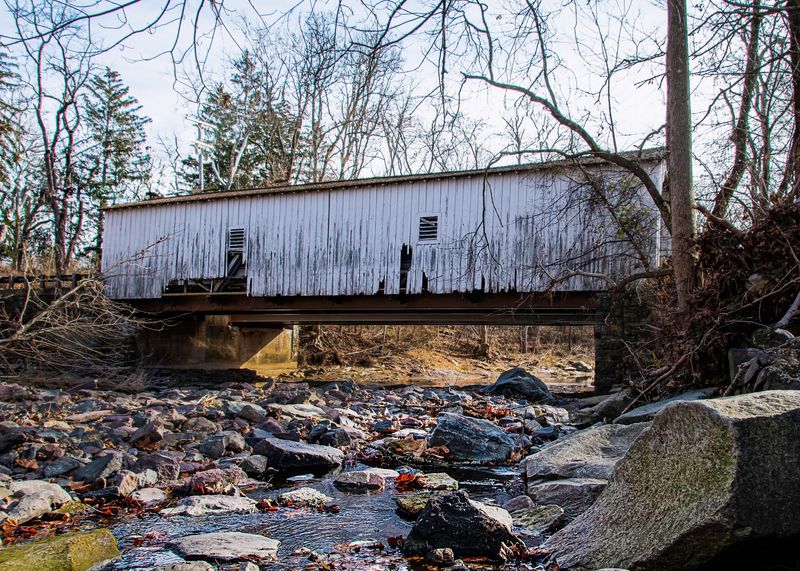 A Covered Bridge Near Sergeantsville