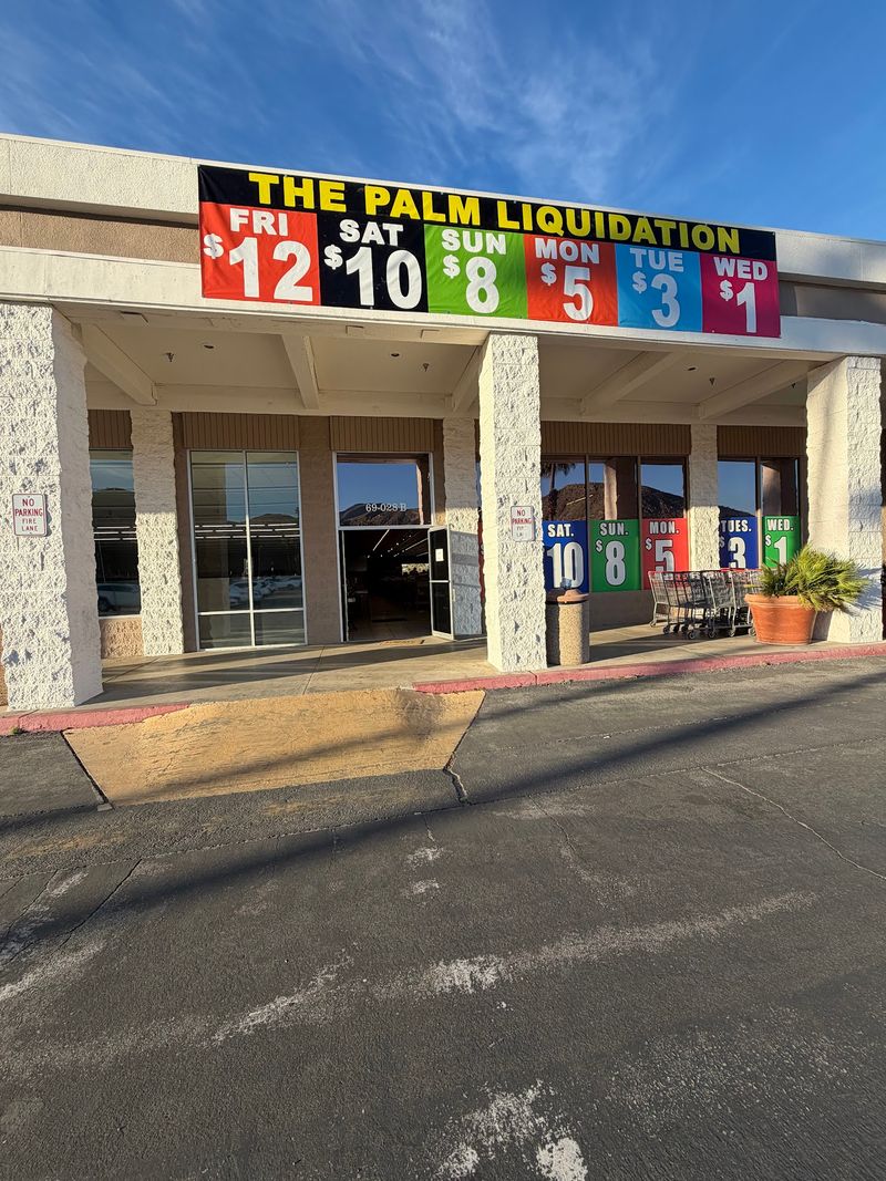 A Discount Store Tucked Along East Palm Canyon Drive A Discount Store Tucked Along East Palm Canyon Drive