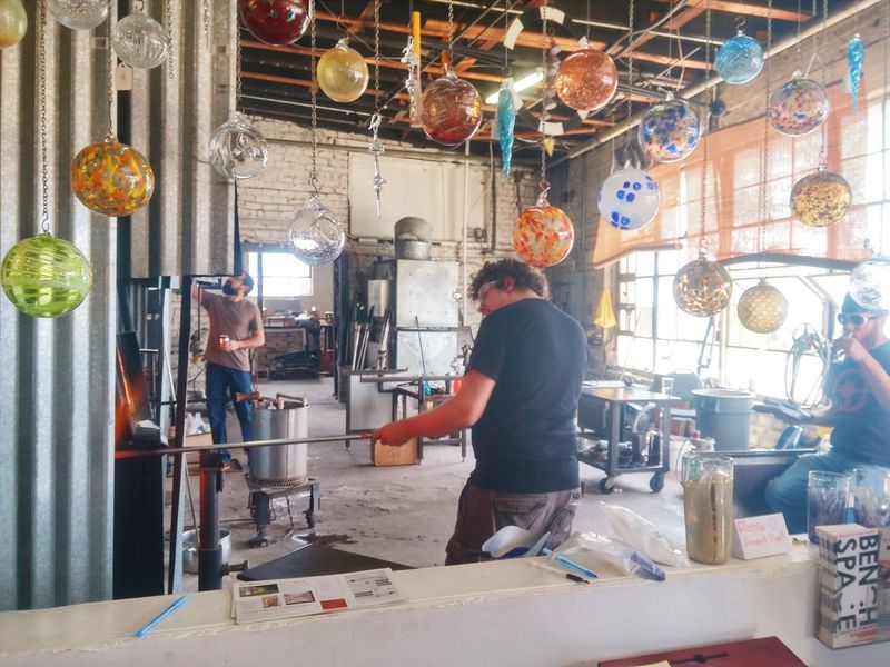 A Fiery Workshop in Asheville's River Arts District A Fiery Workshop in Asheville's River Arts District