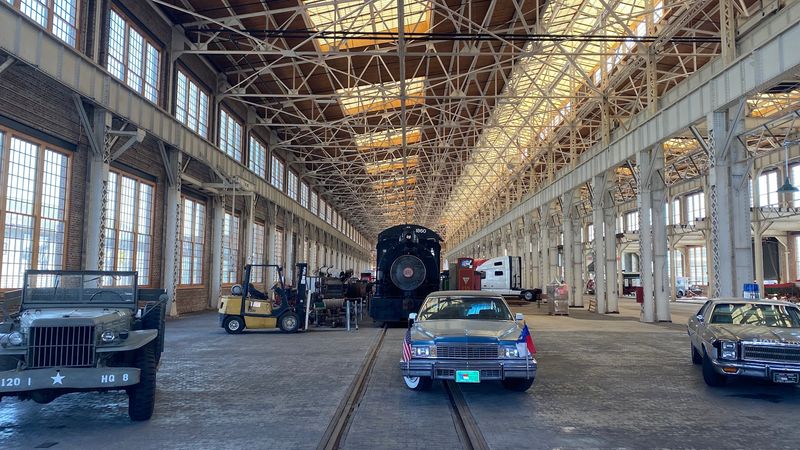 A Former Railroad Shop Turned Rolling Museum A Former Railroad Shop Turned Rolling Museum
