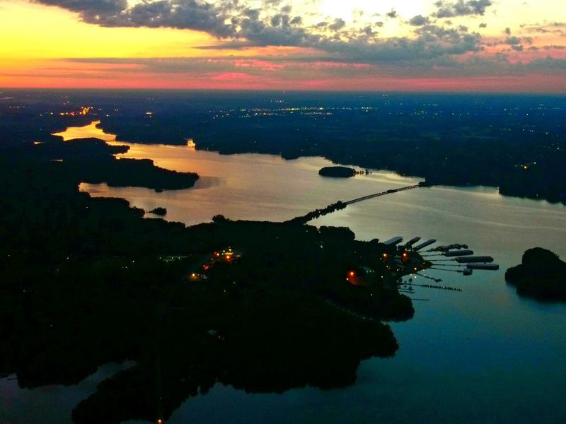 A Giant Lake Sitting on the State Line