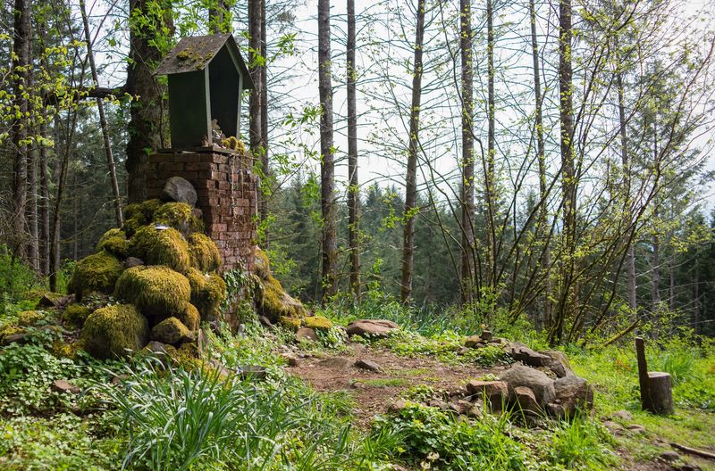 A Hilltop Shrine with a Westward View A Hilltop Shrine with a Westward View
