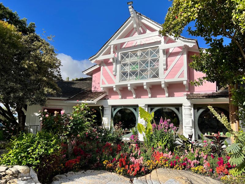 A Pink Landmark on Madonna Road A Pink Landmark on Madonna Road