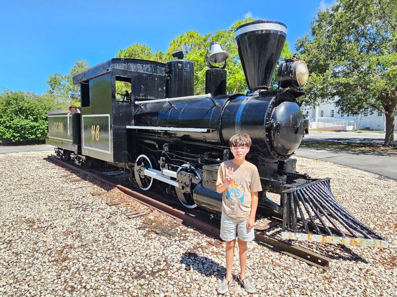 A Play Area Built for Young Train Fans
