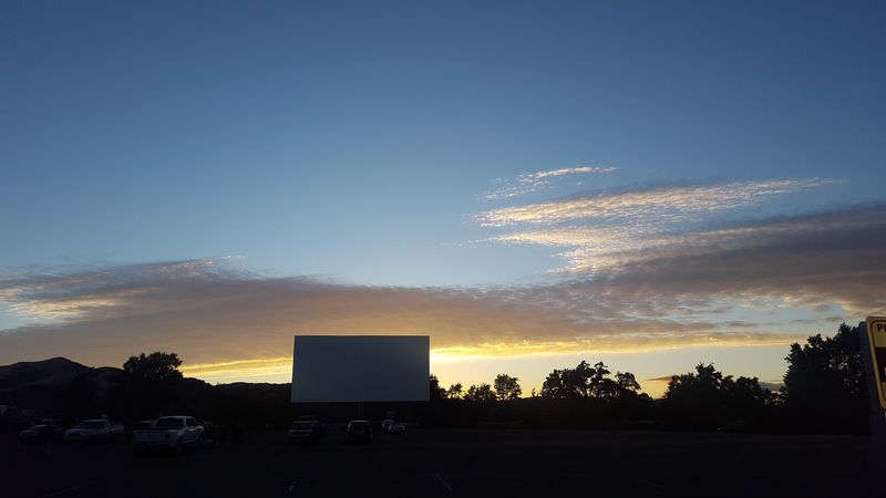 A Screen Behind the Main Theater in Lakeport A Screen Behind the Main Theater in Lakeport