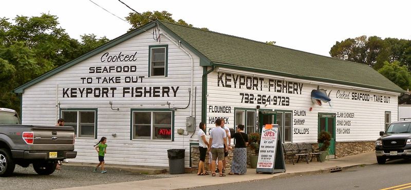 A Seafood Counter On West Front Street A Seafood Counter On West Front Street