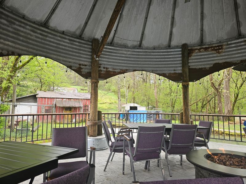 A Silo Patio With a Countryside View A Silo Patio With a Countryside View