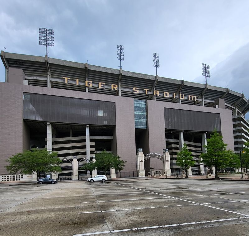 A Stadium Built Into the Ground A Stadium Built Into the Ground