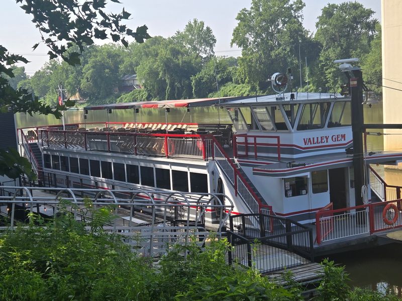 A Sternwheeler Parked Right on the Muskingum A Sternwheeler Parked Right on the Muskingum