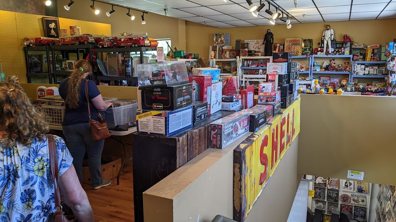 A Toy Section That Stops Grown Kids in Their Tracks A Toy Section That Stops Grown Kids in Their Tracks