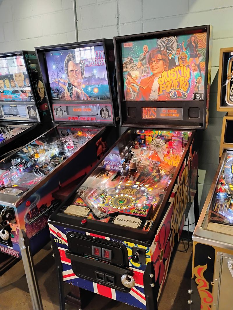 A Wall of Pinball Machines That Steals the Show