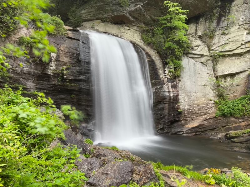A Waterfall That Meets You Right at the Road