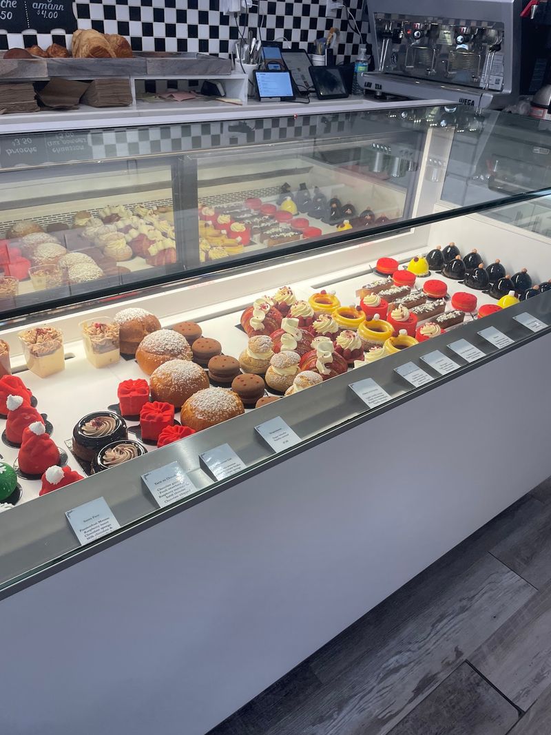 A pastry case with art-school energy
