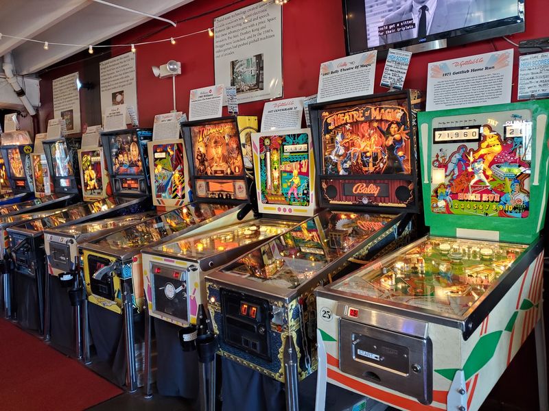 A pinball stop on the boardwalk A pinball stop on the boardwalk