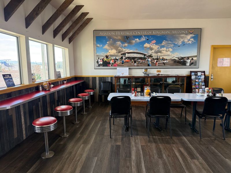 An Aviator's Lounge Feel Inside