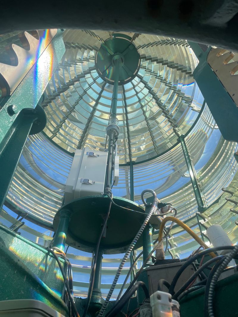 An Original Lens Above the Stairs
