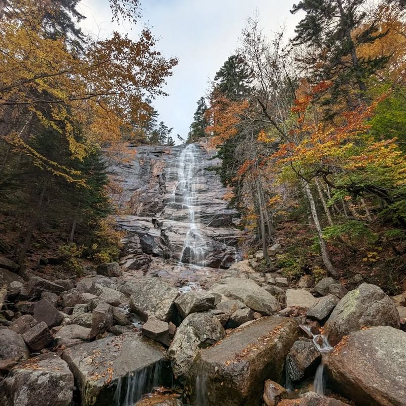 Arethusa Falls and the Waterfall Network That Runs Through the Park Arethusa Falls and the Waterfall Network That Runs Through the Park