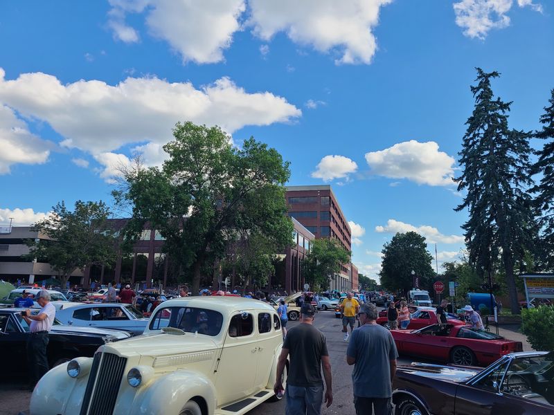 Around 250 Cars And Trucks Fill The Streets