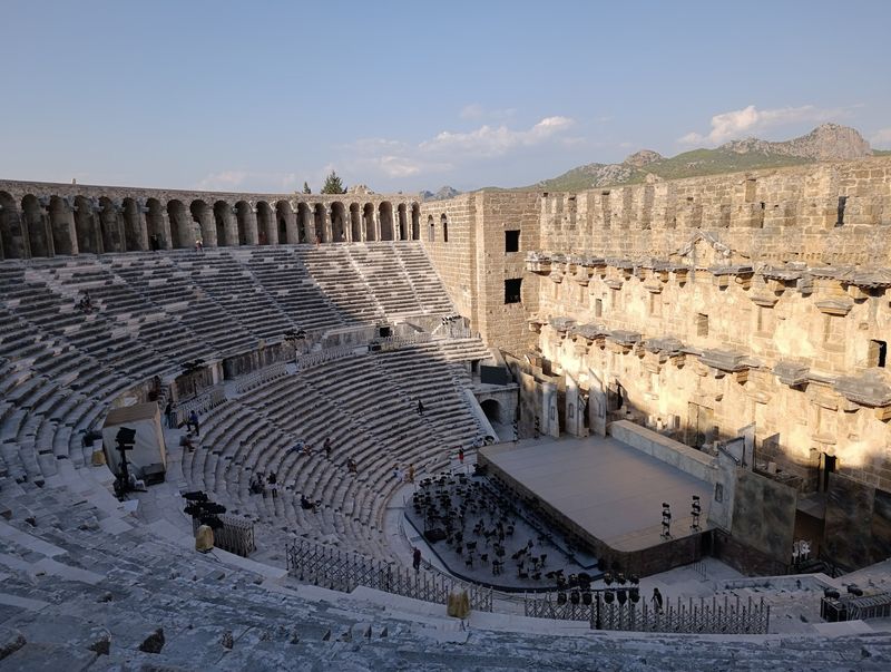 Aspendos Theatre, Aspendos, Turkey Aspendos Theatre, Aspendos, Turkey